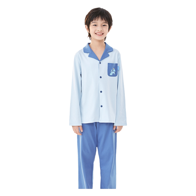 巴拉巴拉儿童睡衣男童女童纯棉