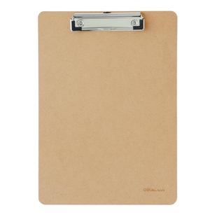 得力9226板夹文件夹板写字板A4木制垫板文具木质文件夹学生书写板夹A4环保木板夹