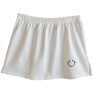 小屁帘下摆冬季半身裙卫衣打底遮屁股神器叠穿内搭春秋白色短裙女