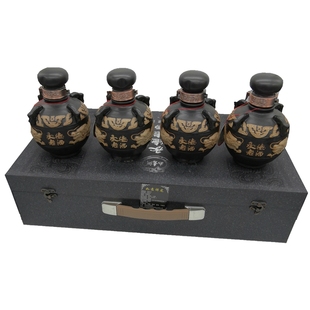 承德老酒如意祥龙52度洲白酒整箱瓶浓香型纯粮送礼品盒特产价包邮