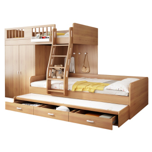 交错式上下床儿童高低床小户型子母床家用省空间上下铺错位双层床