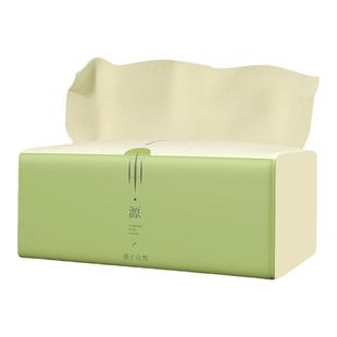 竹本无染4层加厚原生竹浆本色餐巾纸婴儿面巾纸整箱宝宝家用抽纸