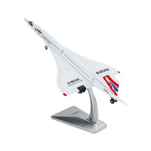 协和式超音速客机合金飞机模型仿真客机摆件儿童玩具男生礼物