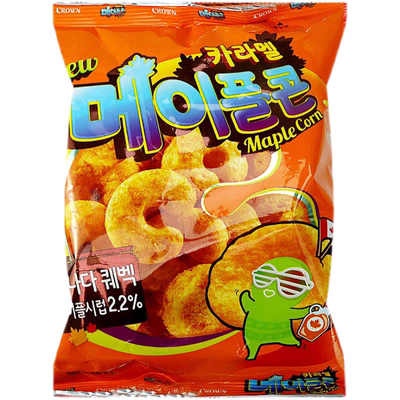 小吃膨化韩国玉米脆克丽安