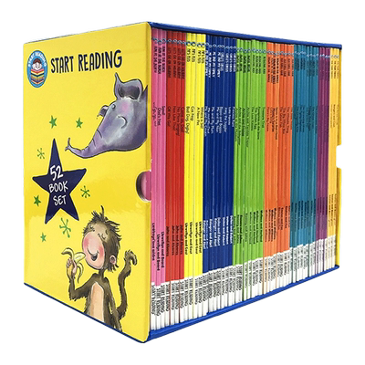 英文原版 Hachette Start Reading 52册 绘本 Start Reading 52 Copy Slipcase 儿童启蒙分级读物 52册 英文版 进口英语原版书籍