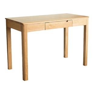 治木工坊全实木书桌家用橡木写字桌北欧小户型电脑桌办公桌子