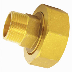 异径内外丝铜活接2寸DN50转1寸1.2寸DN40变径水泵接头40水表活接