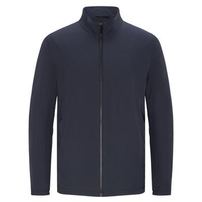 【含桑蚕丝】emz鄂尔多斯春季新款商务休闲夹克男士轻薄立领外套