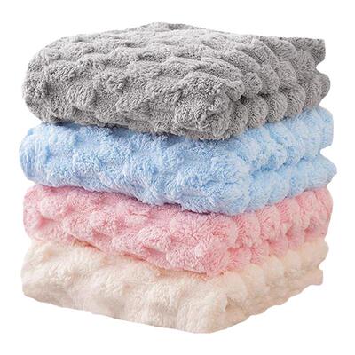 加厚云朵格毛巾棉柔软吸水不掉毛