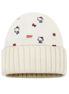 白色可爱HelloKitty针织毛线帽子