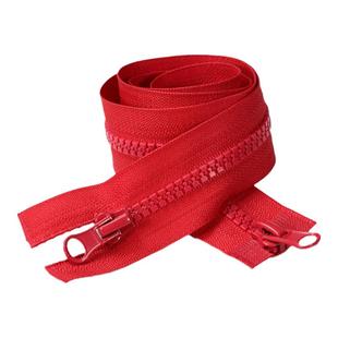 5号树脂拉链双头双开儿童羽绒服大衣外套睡袋帐篷辅料长拉锁配件