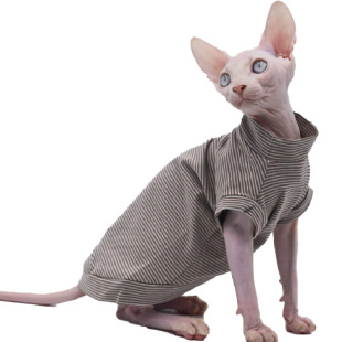 纯棉无毛猫衣服凉凉衣夏款适合德文，东短，阿比，斯芬克斯