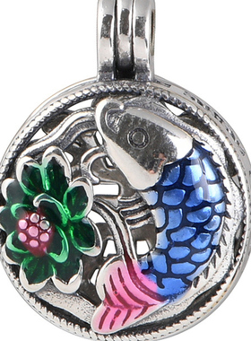 女款锦鲤香囊S925银百搭