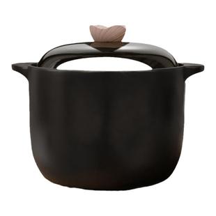 大容量汤锅炖锅煎药壶耐高温陶土砂锅大号陶瓷煲燃气明火炖煲汤煲