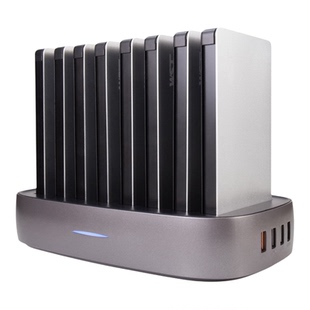 多马士Domars家用共享充电宝自带线移动电源快充大容量不扫码充电站苹果安卓Type-C手机机柜通用企业LOGO定制