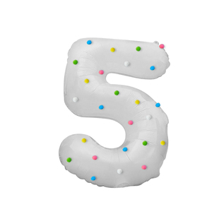 户外拍照道具生日铝膜白数字气球32寸男女孩儿童派对布置场景装饰