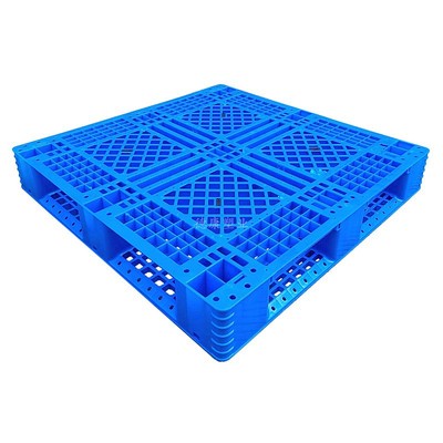 网格田字塑料托盘叉车卡板双面栈