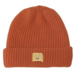 云朵工厂小黄脸针织帽秋冬加厚保暖毛线帽可爱冷帽百搭护耳帽子