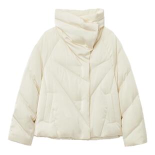 OVV秋冬女装光泽感舒适休闲直筒短款羽绒服外套GWRAJ44111A