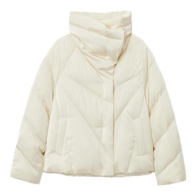 OVV秋冬女装光泽感舒适休闲直筒短款羽绒服外套GWRAJ44111A