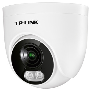 TP-LINK摄像头400万600万双光全彩半球高清监控摄影头有线POE全彩