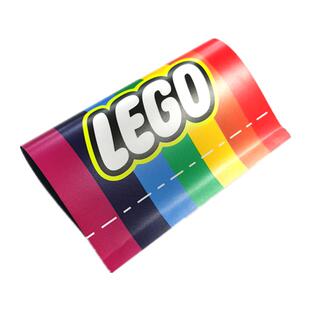 水洗唛标签贴汽车标签装饰LOGO乐高标签贴lego车贴乐高创意车贴纸