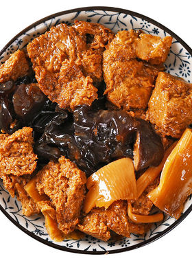 宁波四鲜烤麸罐头即食熟菜