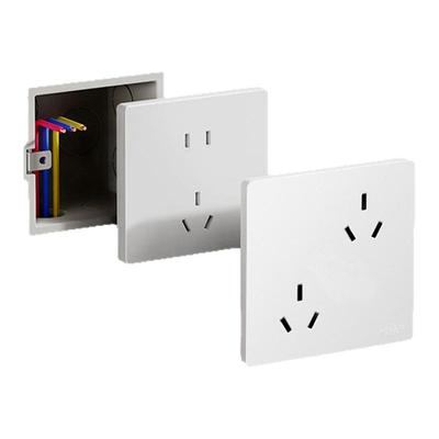 德力西10a16a六孔四孔插座多孔