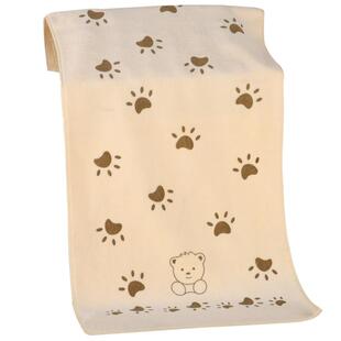 卡通擦汗巾比纯棉吸水儿童小手巾 夏天毛巾洗澡浴巾 加厚印花童巾