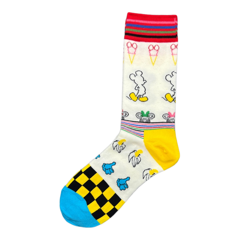 happysocks袜子女多巴胺条纹潮袜
