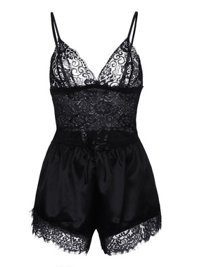 超薄蕾丝性感睡衣套装