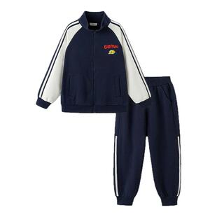 巴拉巴拉儿童运动套装男童女童卫衣两件套宝宝运动服春秋新款童装
