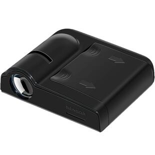 车门感应投影灯迎宾灯照地灯汽车内氛围免接线改装饰用品天使之翼