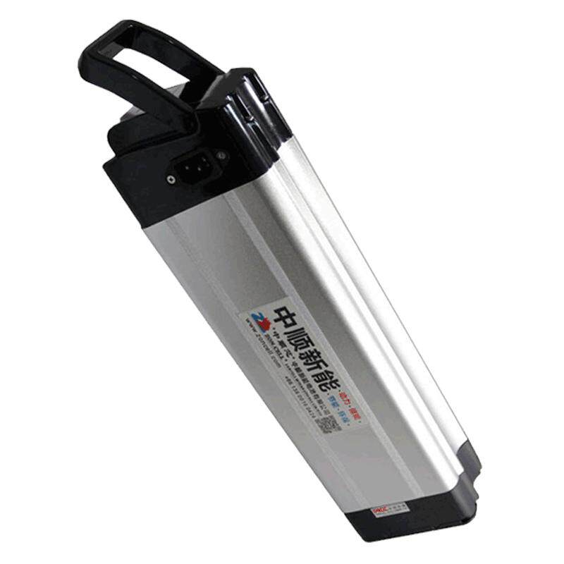 中顺芯电动自行车电池盒银鱼1 2号海霸龙马外壳24V36V48V带电量板