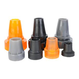 四脚拐杖牛筋脚垫四季防滑耐磨加厚大号橡胶胶垫腋下拐杖胶头钢垫