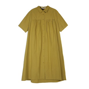 【纯棉精选】ZOLLE因为宽松百搭舒适显瘦连衣裙女春夏新款