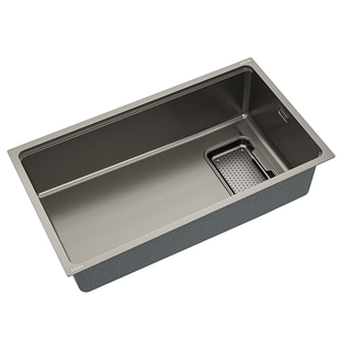 净界水槽箭牌洗菜盆厨房水槽大单槽枪灰色不锈钢家用洗碗池台下盆