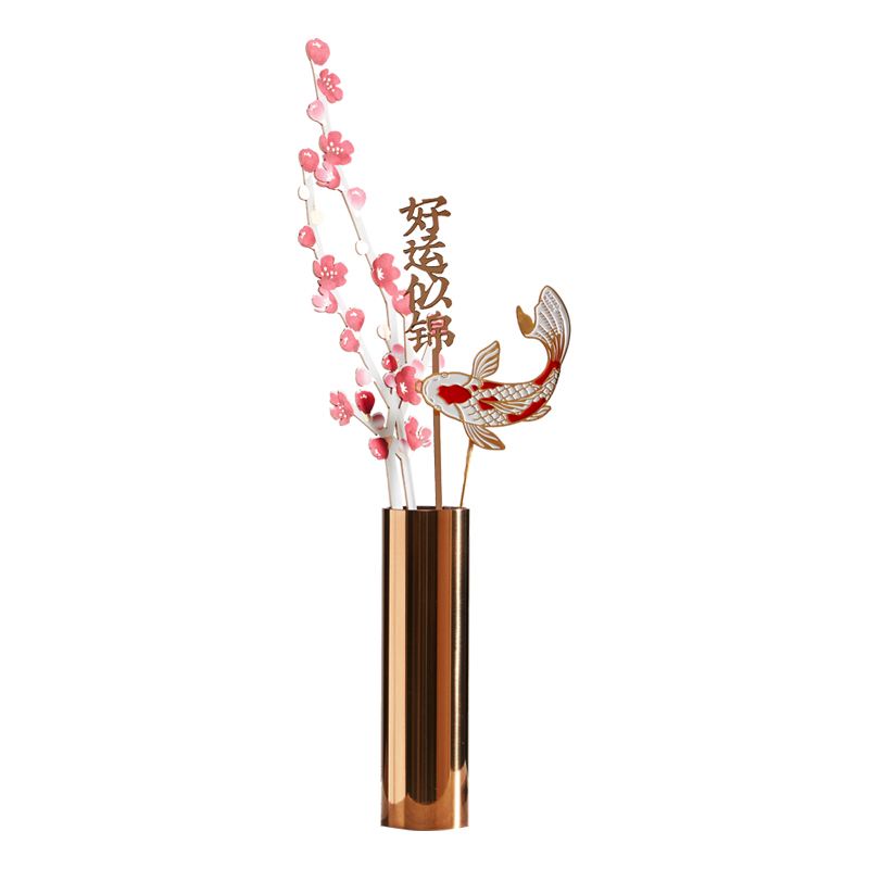 手心里香氛卡插花創(chuàng)意金屬桌面客廳裝飾擺件定制生日禮物送女生