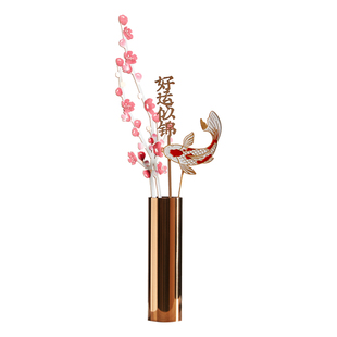 手心里香氛卡插花创意金属桌面客厅装饰摆件定制生日礼物送女生