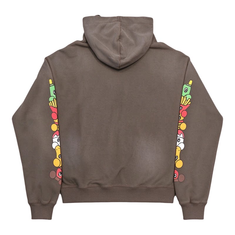 【首尔限定】VANDYTHEPINK Friends Hoodie 手臂印花连帽卫衣