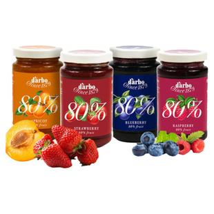 进口德宝果酱蓝莓草莓酱儿童健康早餐食品涂抹面包三明治烘焙食品