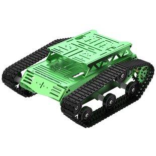 幻尔 智能小车底盘全地形含金属电机带编码器DIY坦克履带车机器人