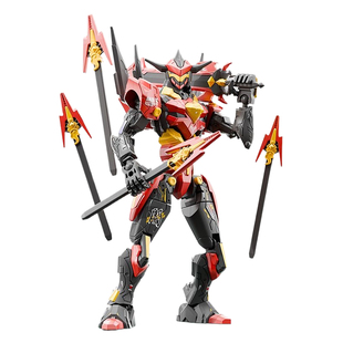 剑魔拼装机甲模型积木人多关节可动人偶dummy13国潮玩偶手办摆件