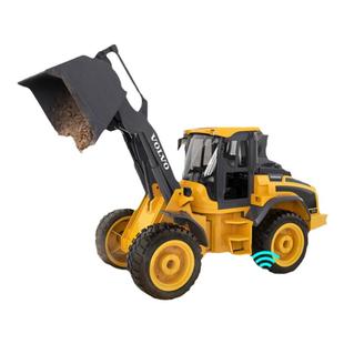 双鹰沃尔沃遥控电动推土机装载机铲车工程车儿童玩具车男孩礼物