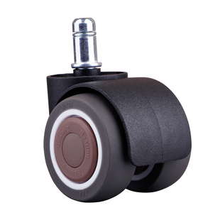 重型办公转椅轮子老板椅脚轮不伤地板橡胶轮电竞椅万向轮静音轱辘