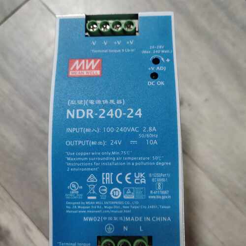 询价明纬NDR24024开关电源成色如图功能