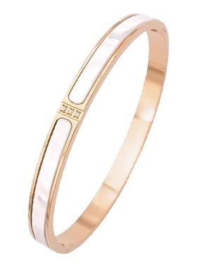 气质拼接玫瑰金色手镯女