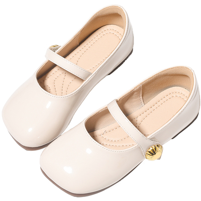 法式包方头玛丽珍女童宝宝公主鞋