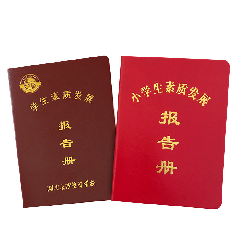中学生评价发展教育手册报告册