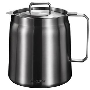 德国油壶厨房家用耐高温食品级304不锈钢油罐猪油带过滤网装储油